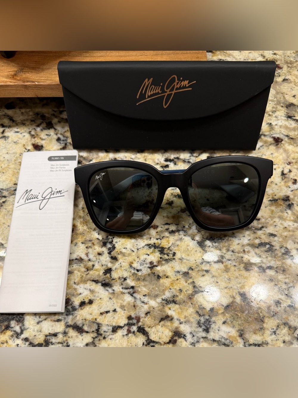 Maui Jim Black Polarized Men’s Sunglasses